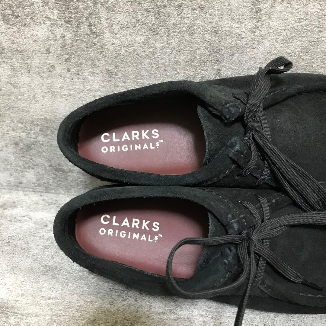 【美品】クラークス ワラビーブーツ 黒 GTX ゴアテックス vibramソール