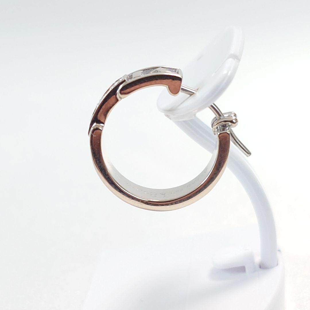 【新品仕上げ済】ティファニー アトラス ダイヤ フープ ピアス 片耳用 5849