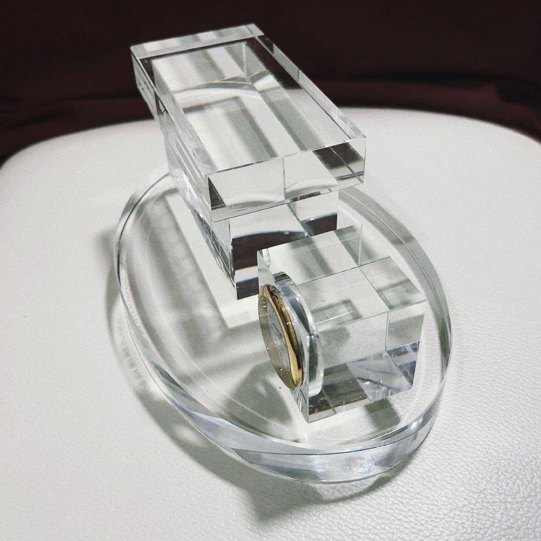 クリスタル　置き時計　セブンイレブン20000店舗達成記念