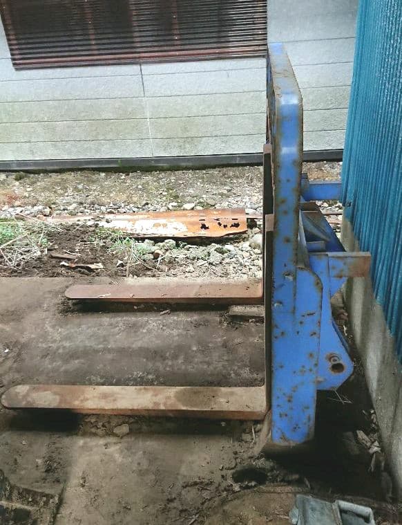 フルカワミニホイールローダのパレットフォーク