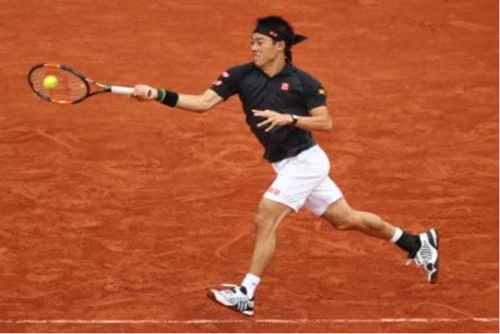 【新品】16年全仏 ユニクロ 錦織圭 着用 ハーフパンツ (Sサイズ)