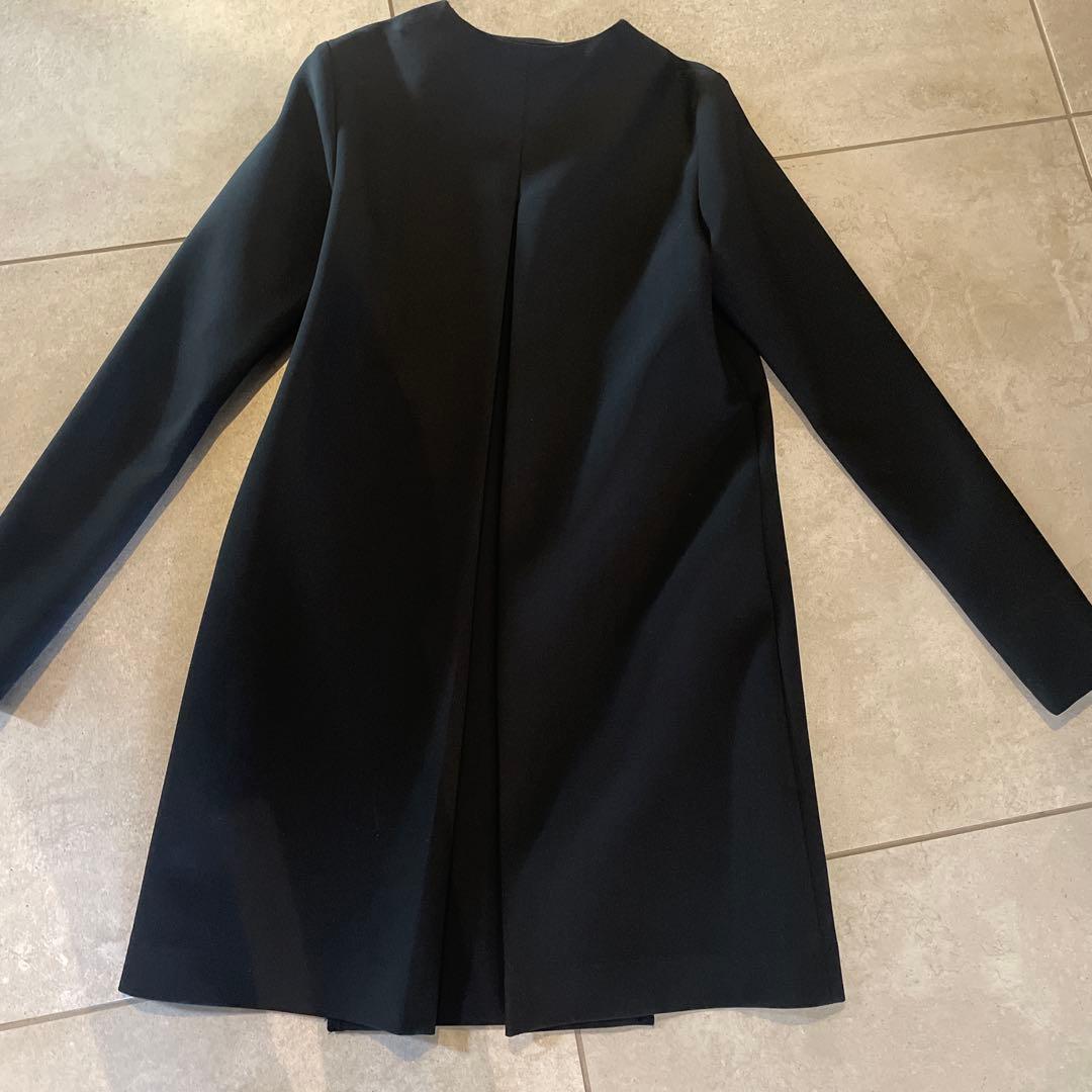 【★ピピコ★】YOKO CHAN ブラック　長袖 ワンピース パールネック