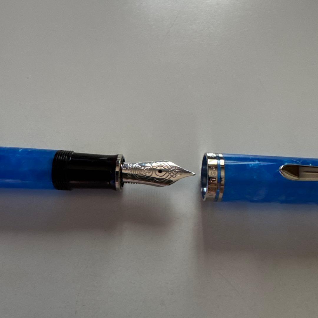 ペリカン 特別生産品 スーベレーンM805 ヴァイブラントブルー