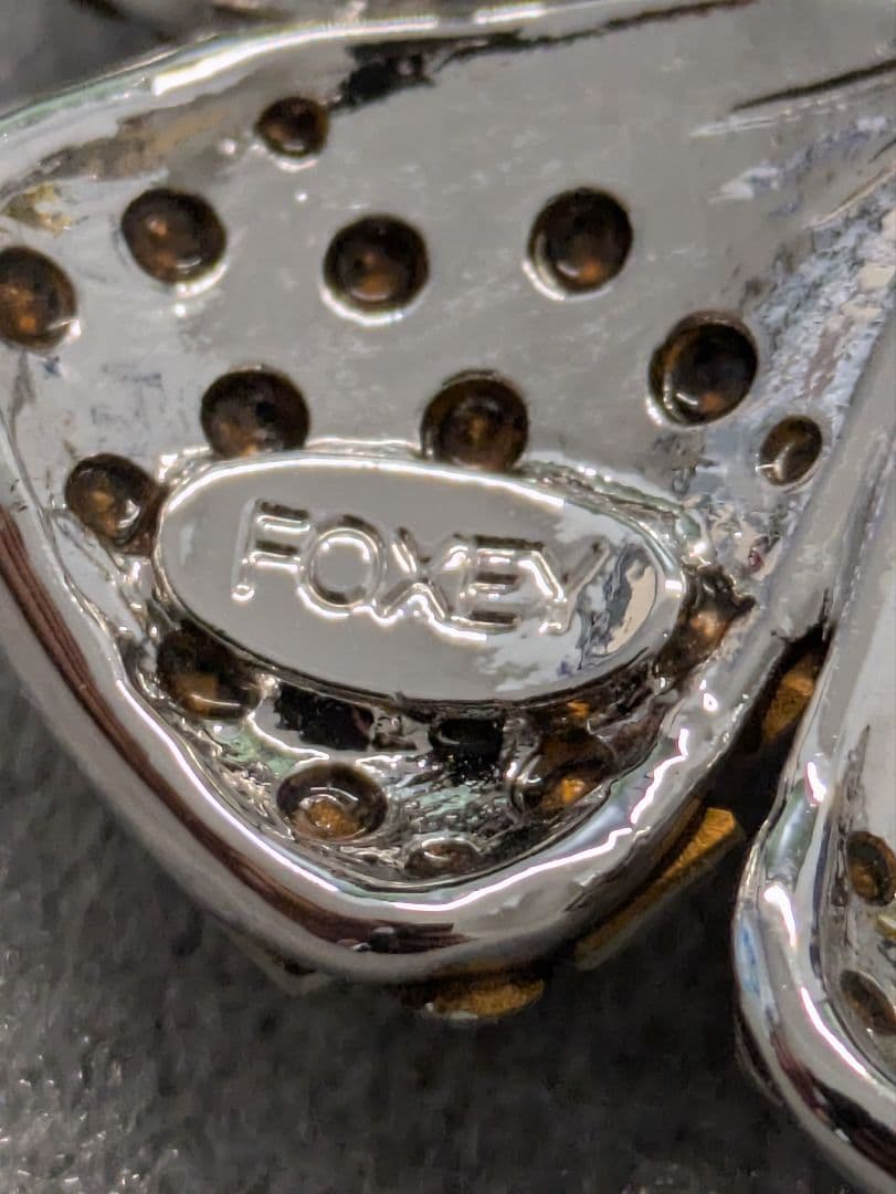 FOXEY フォクシー ブローチ FLEUR フルール クリア 花 フラワー