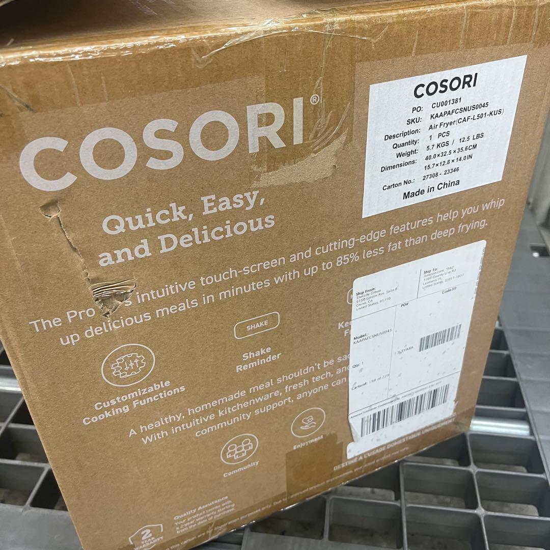 「未使用品」COSORI PRO LE 5.0-QUARTエアフライヤー
