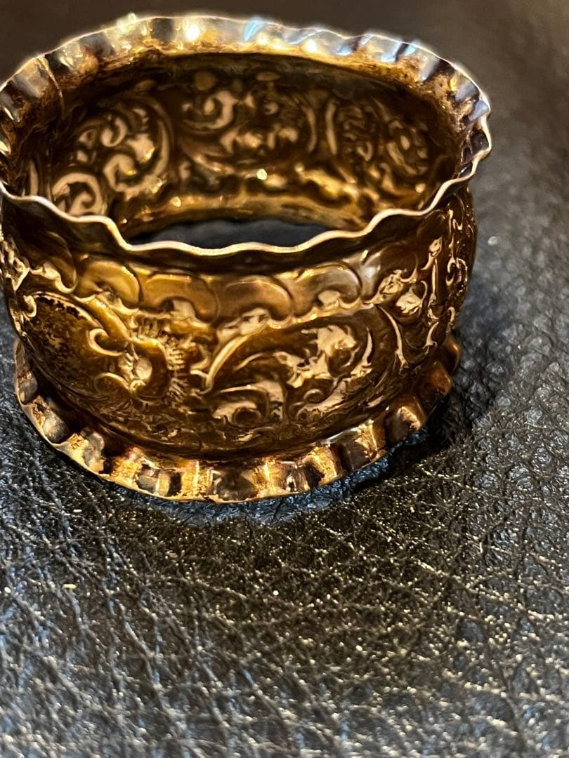 イギリス　純銀製　スターリングシルバー925 ナプキンリング　セット