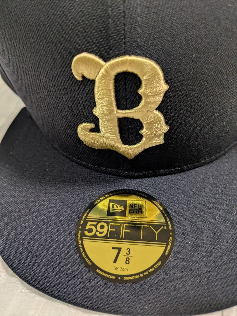 Buffaloesスポンサーワッペン付きオーセンティックキャップ （7 3/8）