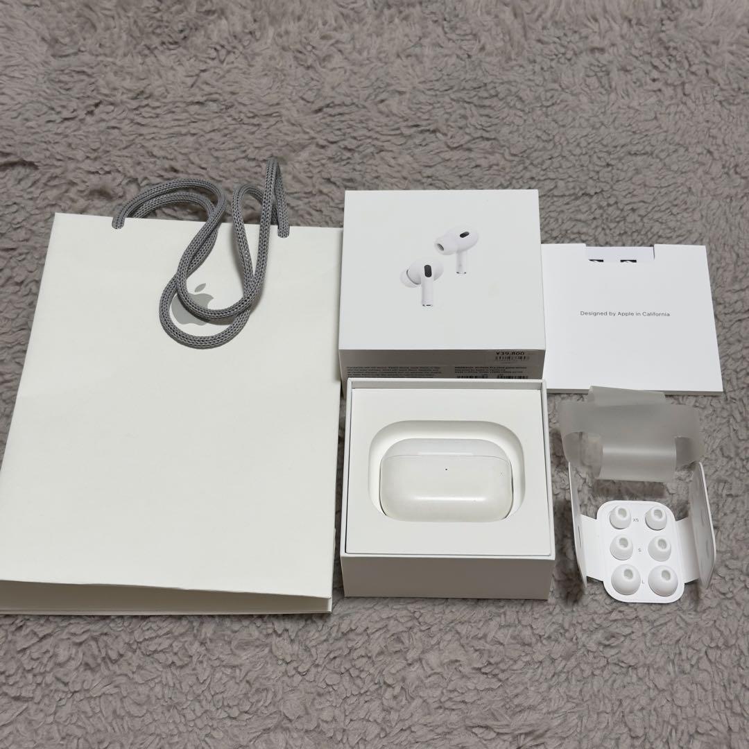 Apple AirPods Pro2 付属品 箱 ショッパー付き