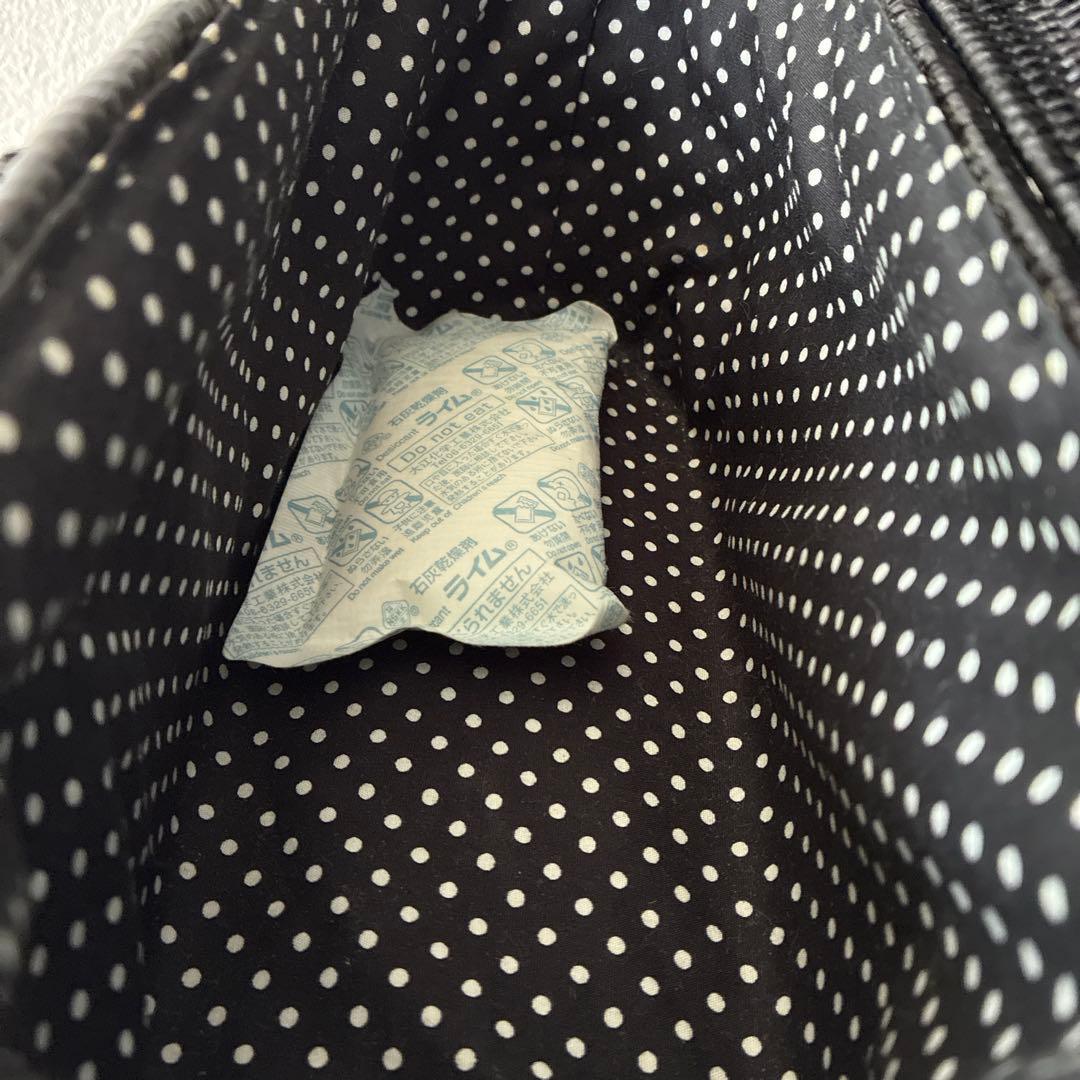 和装にも　籐と革　黒の蓋付きかごバッグ 中小型　アタバッグ