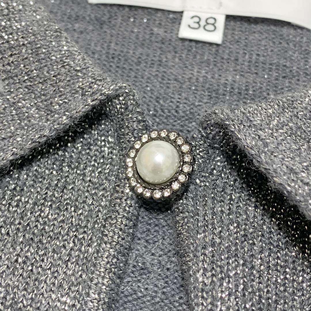 【美品】MARK&LONA マークアンドロナ ラメニット セーター ゴルフ