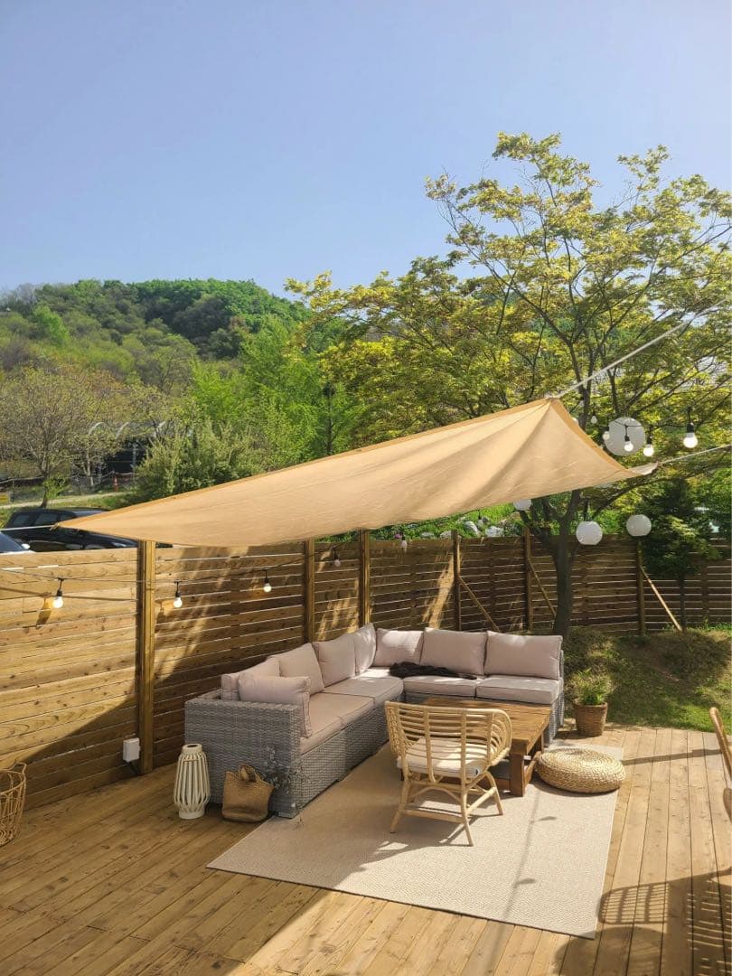 お値下げしました Ryoga 日よけ サンシェード アイボリー 5m × 6m