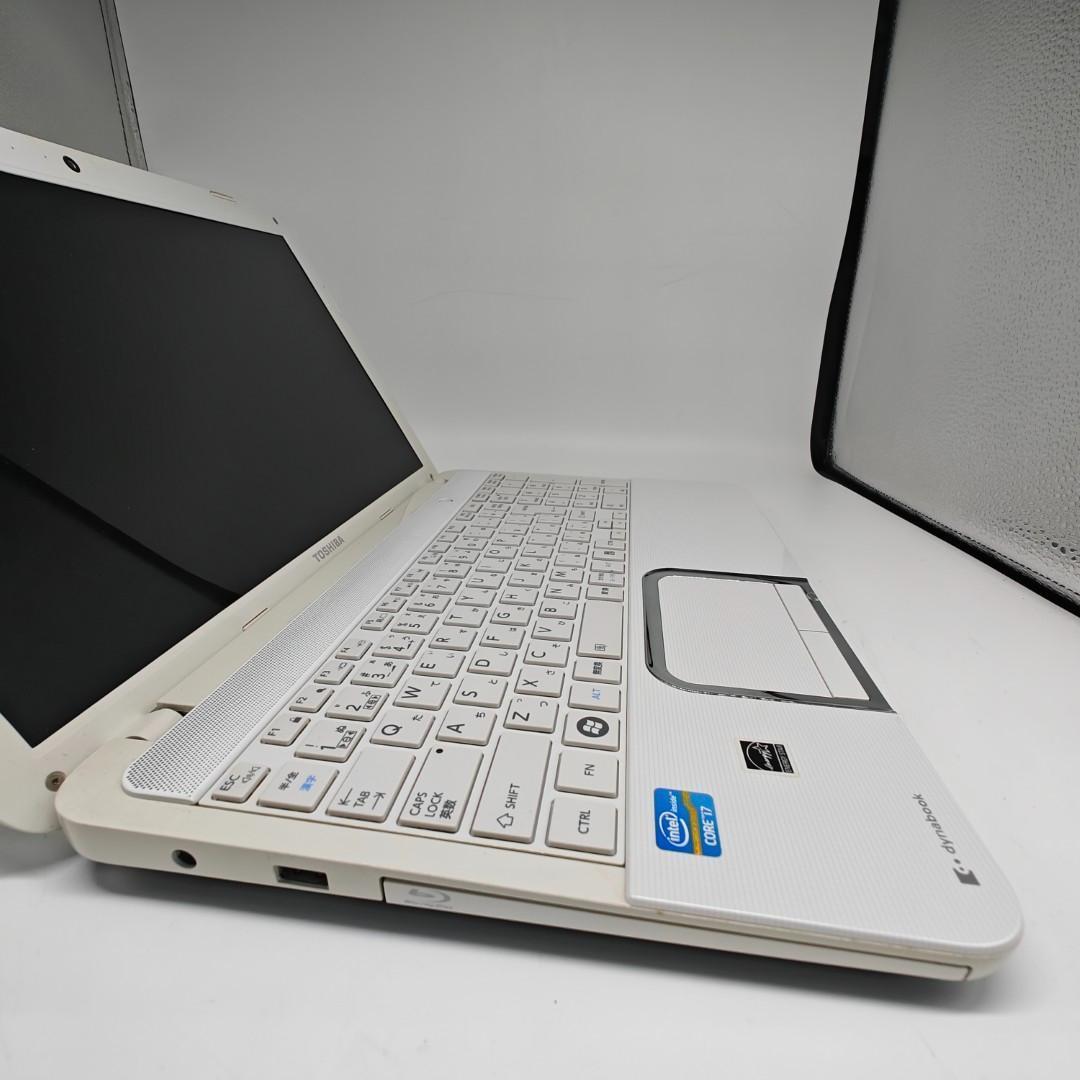 【東芝】T552 高速i7 SSD256GB 16GB ホワイト ノートPC