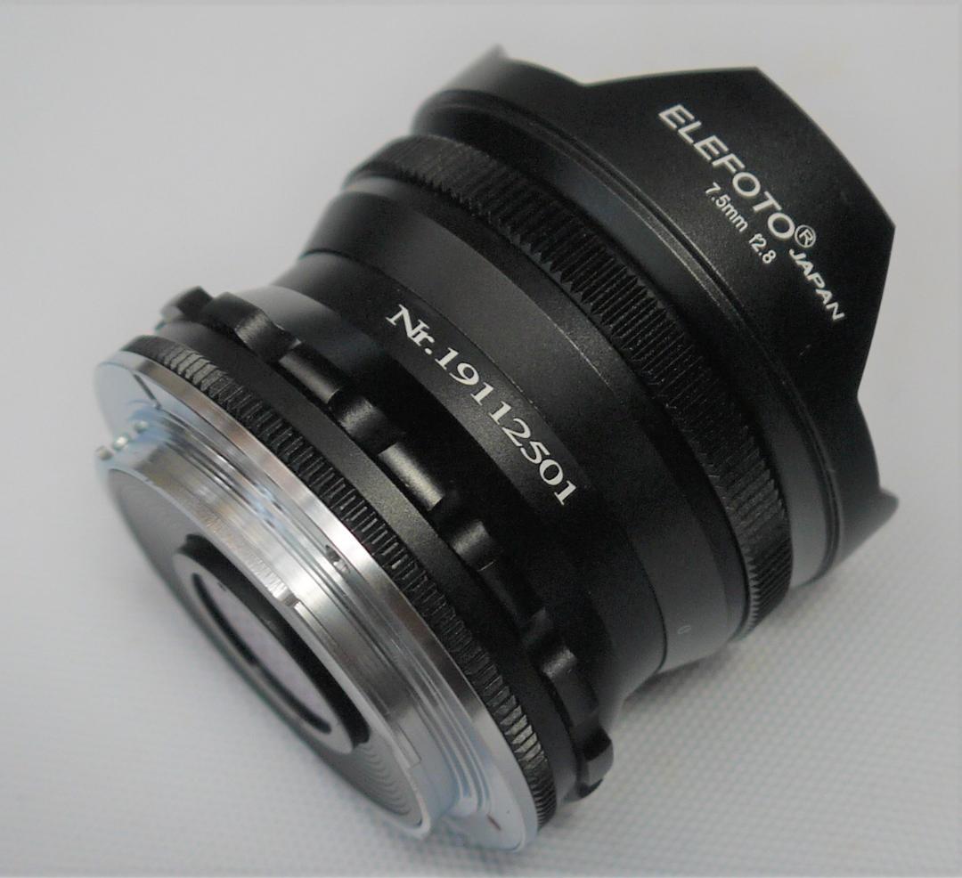 ELEFOTO 超広角レンズ７．５ｍｍ　ｆ２．８sony ＡＰＳ－Ｃ対応レンズ