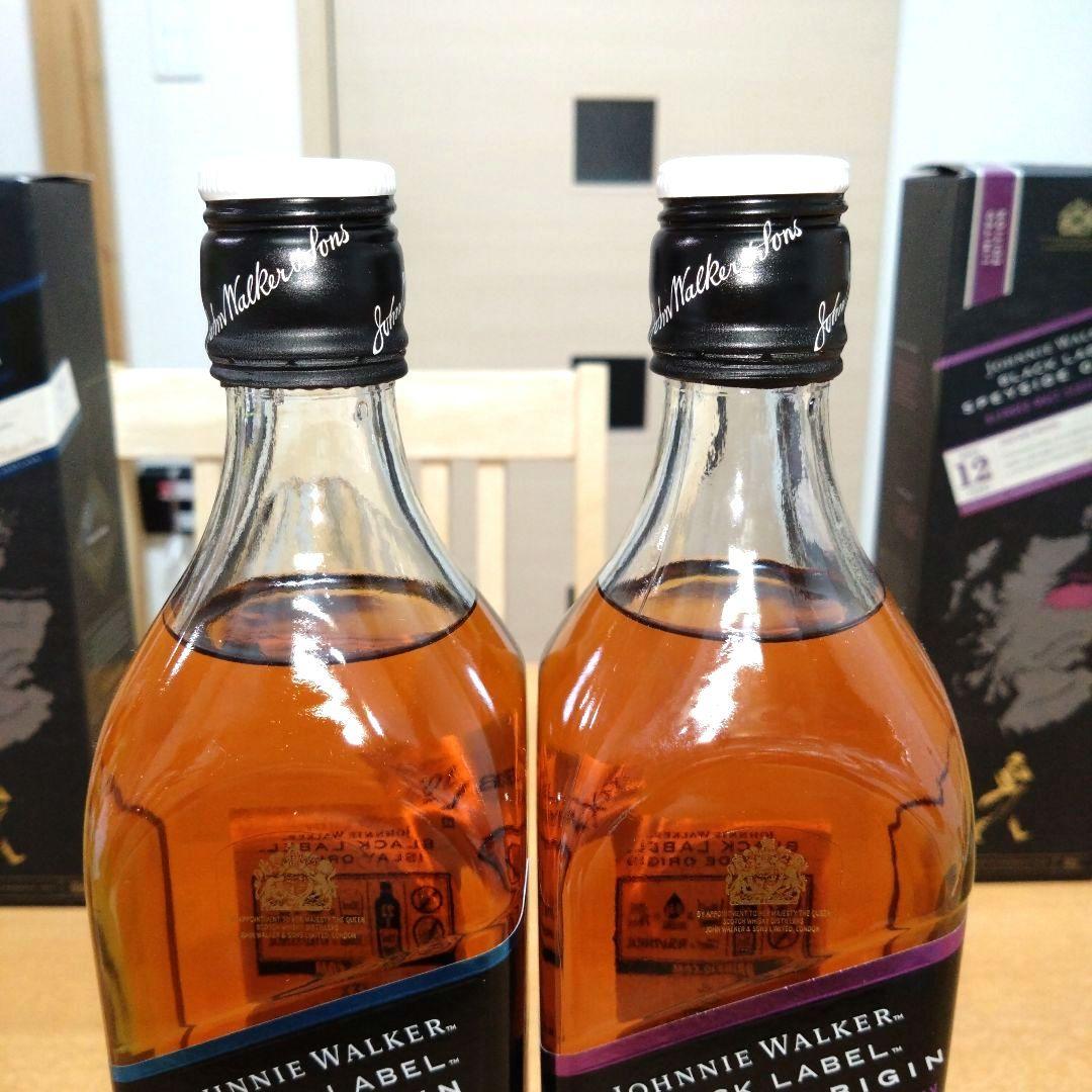 ◆ジョニーウォーカーブラックラベル12年◆アイラオリジン◆スペイサイドオリジン