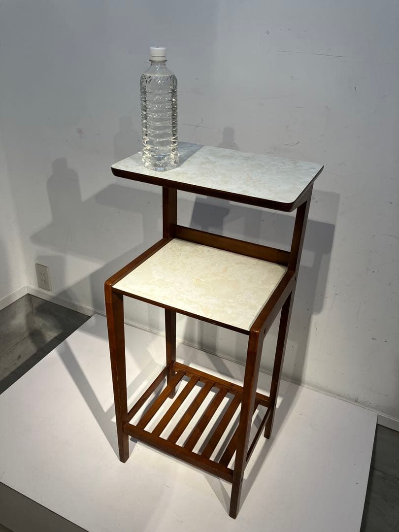 オールド、カリモク、飾り棚、花台、電話台、コンソール、サイドテーブル、レトロ