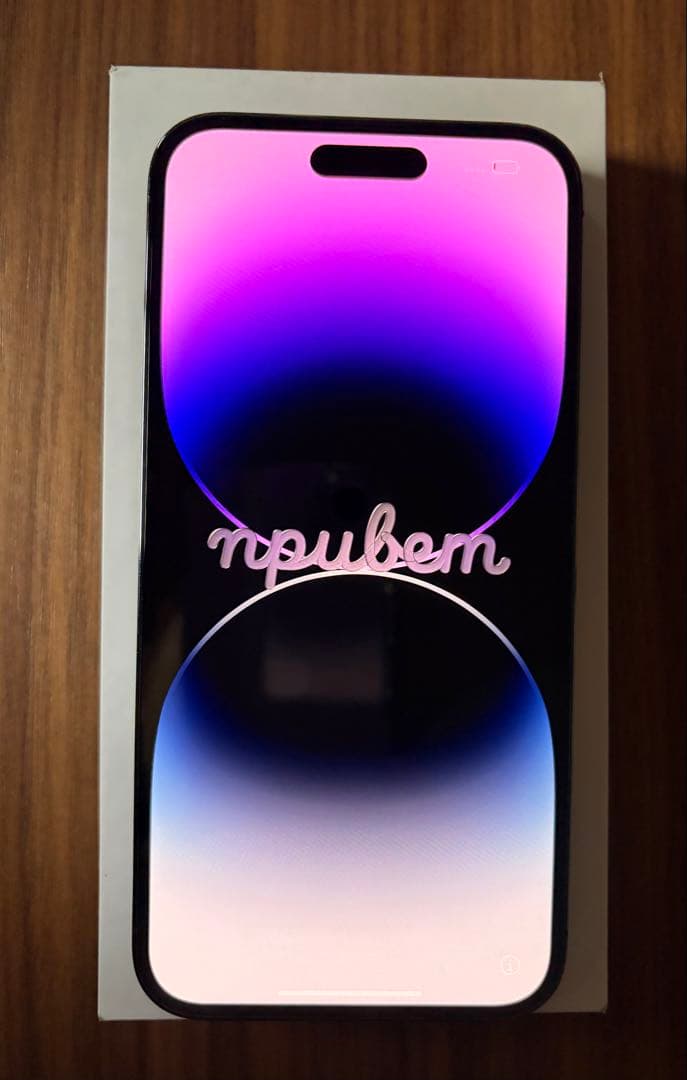 iPhone 14ProMax 128GB ディープパープル　本体　100%