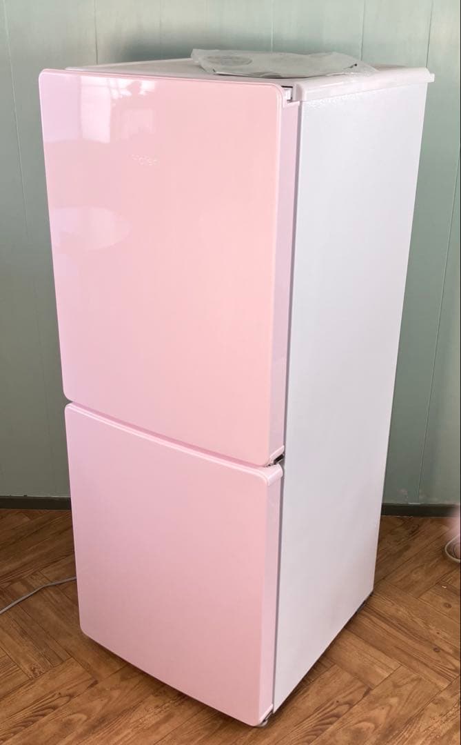 【美品】高性能パステルピンクインテリア冷蔵庫✨　ハイアール　一人暮らし