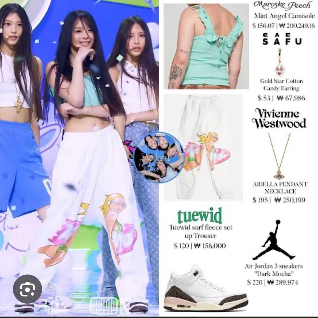 newjensハニ着用 maroske peech angelキャミソール