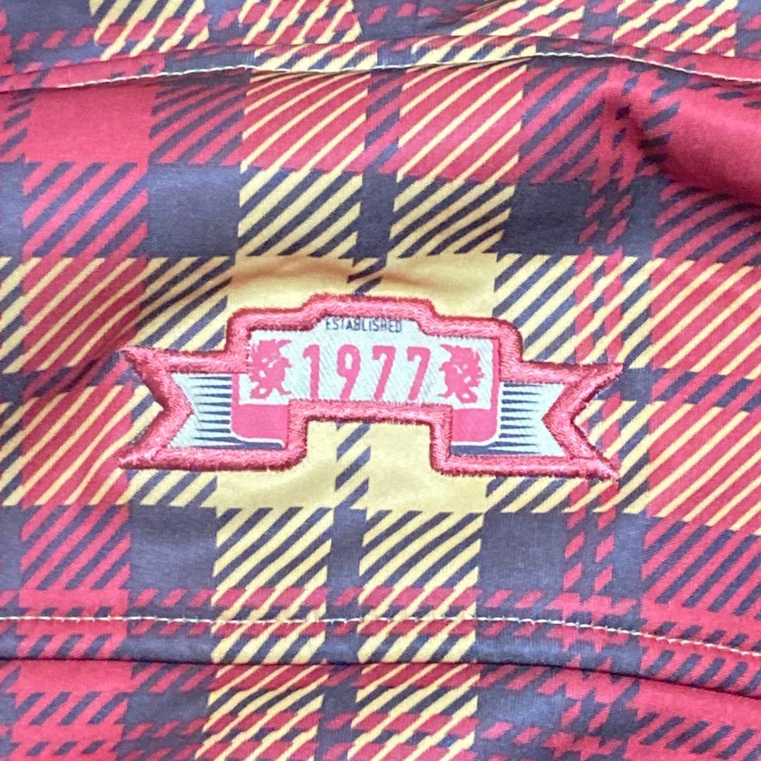 Burton フード付き スノーボードウエア 撥水パーカー チェック柄 Ｌサイズ