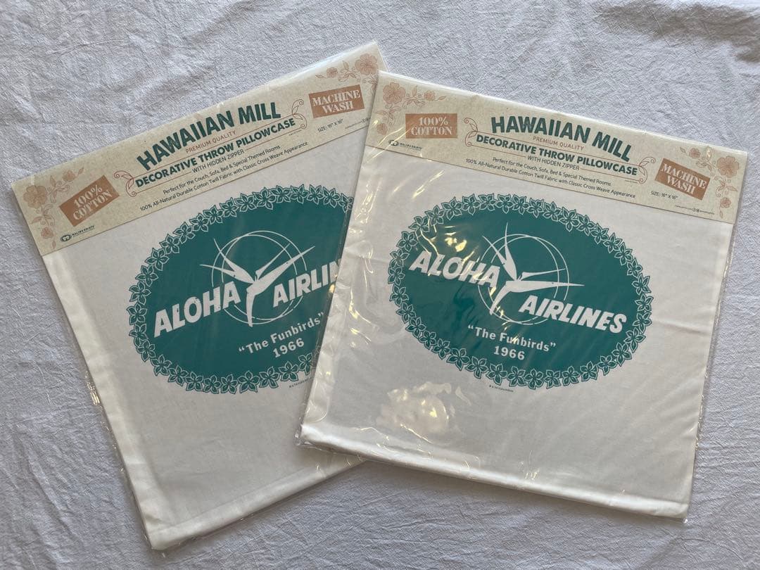 HAWAIIAN MILL クッションカバー 2枚セット　新品未開封品