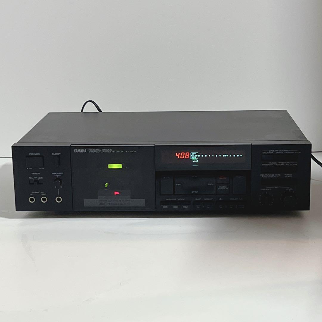 【美品・動作品】 YAMAHA K-750a カセットデッキ　動作良好　ヤマハ