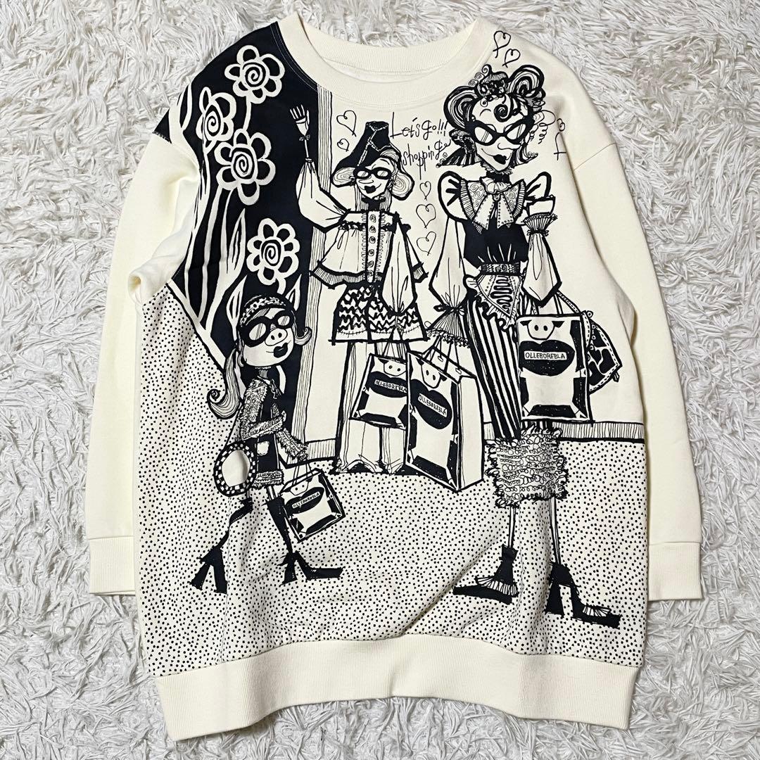 【いちご】OLLEBOREBLA アルベロベロ スウェット トレーナー M