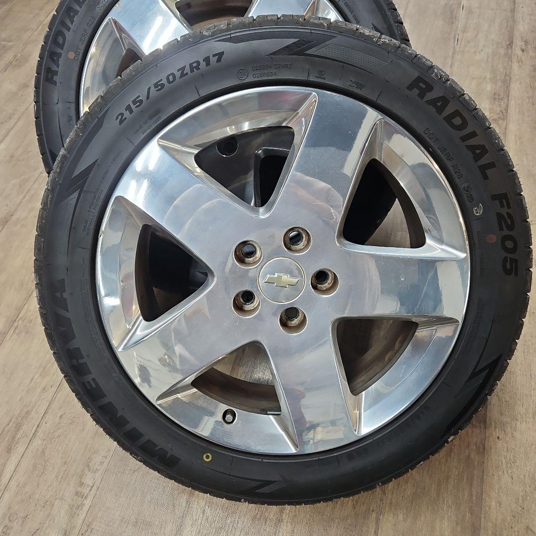 シボレーhhr純正アルミ17 215/50r17OPELジープレネゲードコンパス