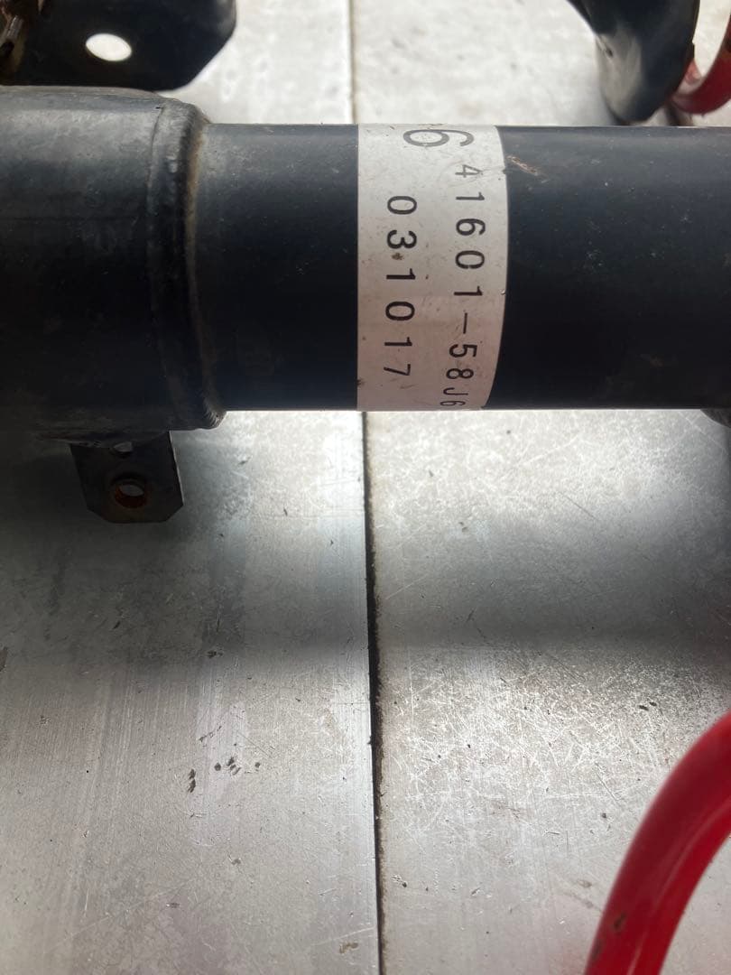 L375S タントカスタム 純正 Fストラット付ダウンサス スプリング 1台分