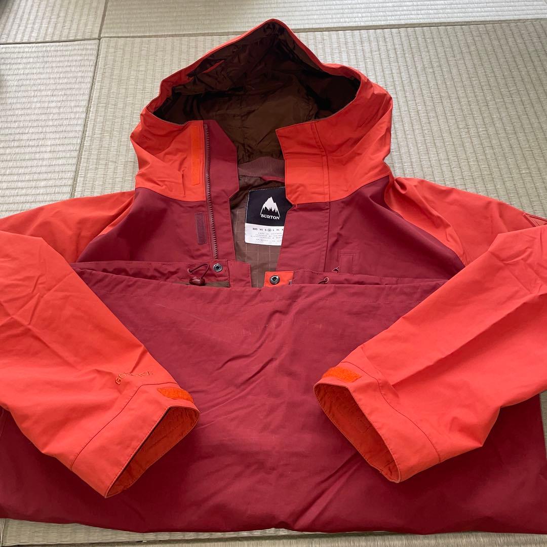 Burton／GORE-ＴＥＸ　スノーボードウェアー　ワインレッド&オレンジ