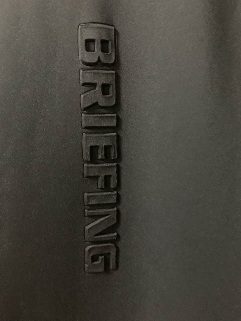 ブリーフィング フルジップ ダブルジップ ベスト ３Dロゴ エンボスロゴ XL