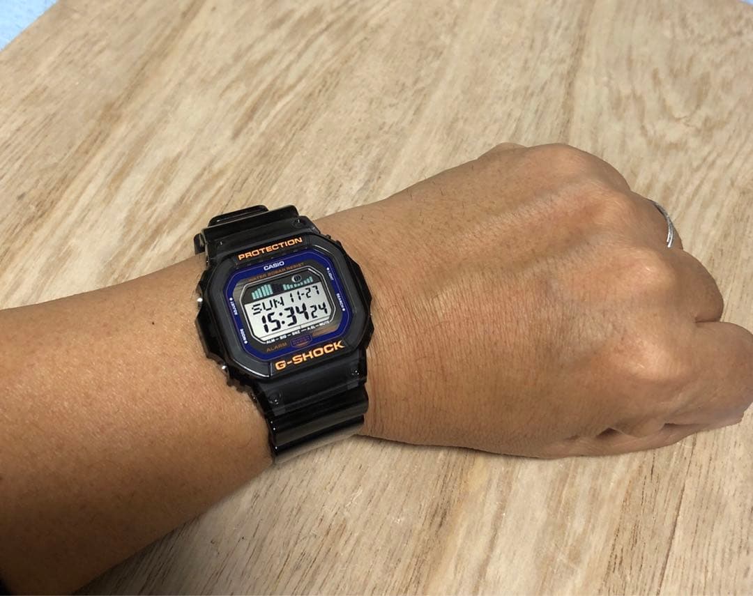 【希少未使用極美品】G-SHOCK G-LIDE GLX-5600クリアブラック