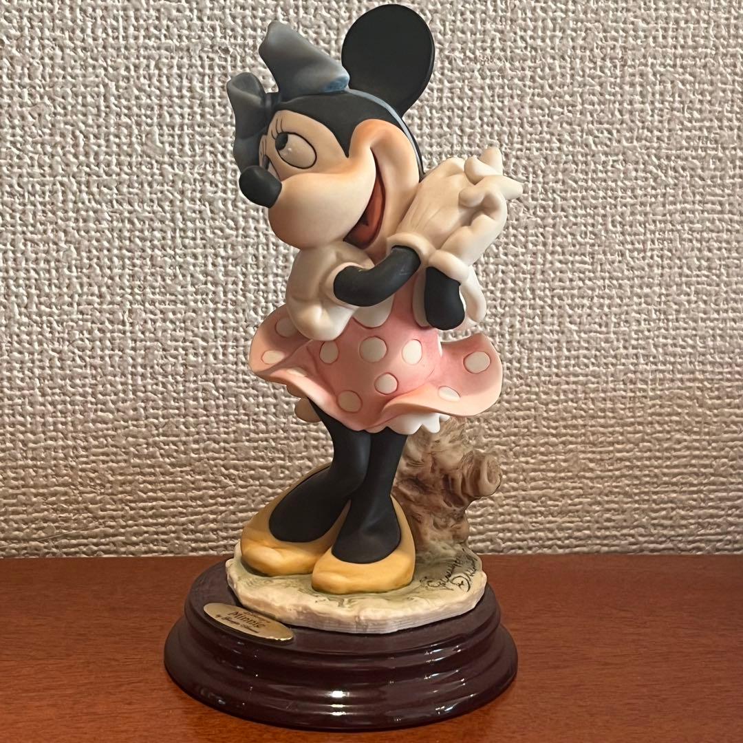 ジョゼッペアルマーニ　美品　ミニーマウス　ディズニー　陶器　人形　フィギュリン