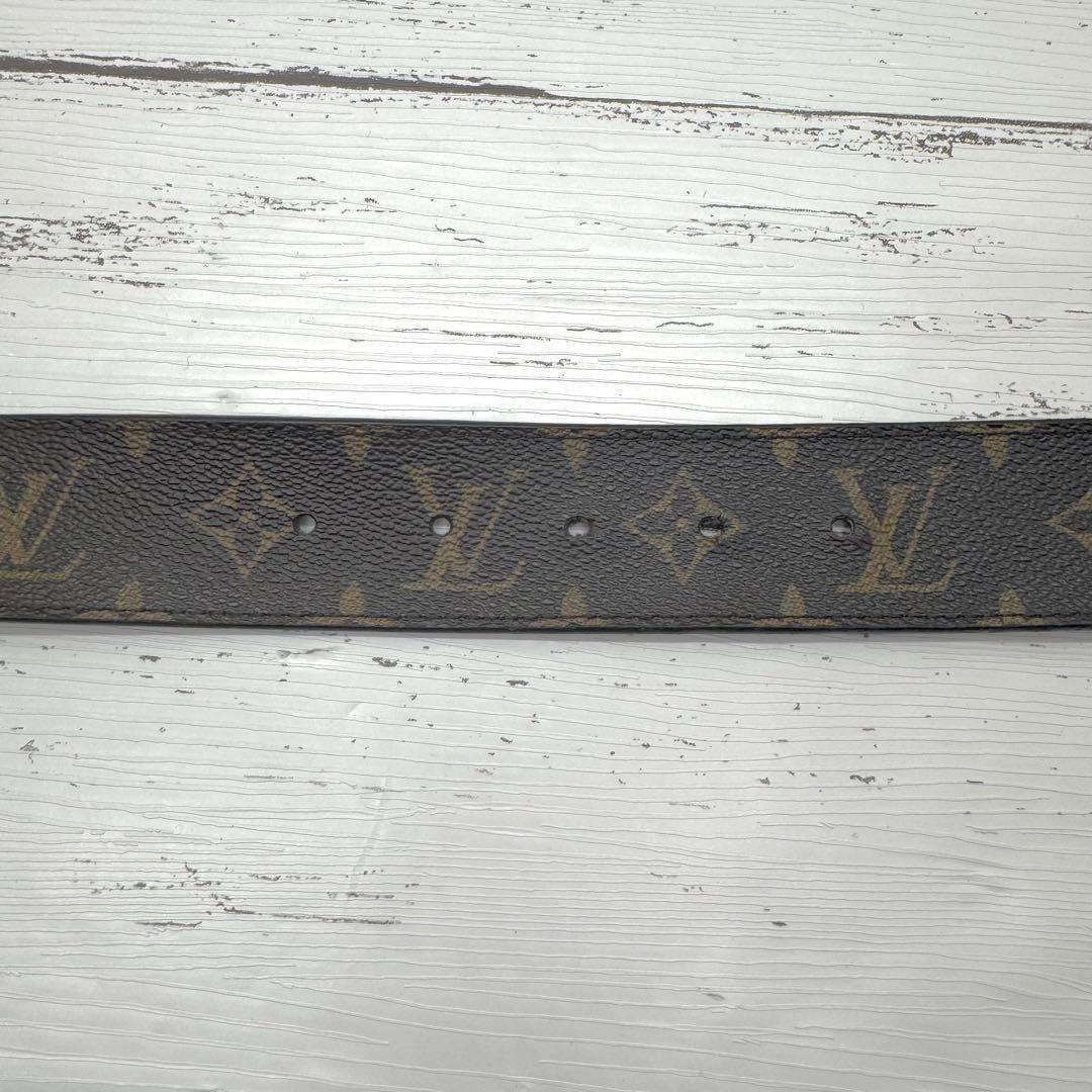 【美品】ルイヴィトン　サンチュール　LVシェイプ　モノグラム　ベルト