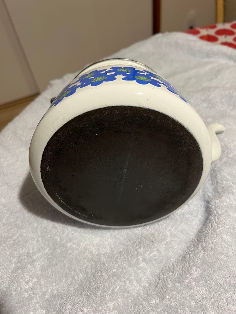 北欧　レア！フィネル　アラビア　sinivuokko 青い花　ケトル