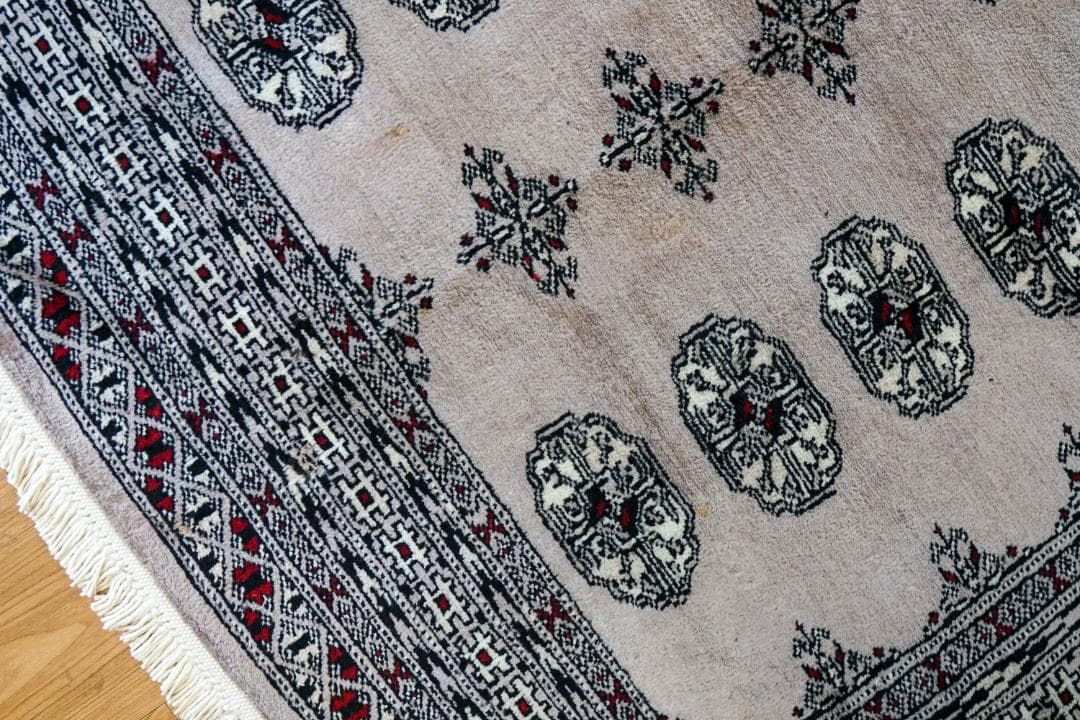 ヴィンテージラグ トライバルラグ　ブハラ　ラホール産 (148×129cm)