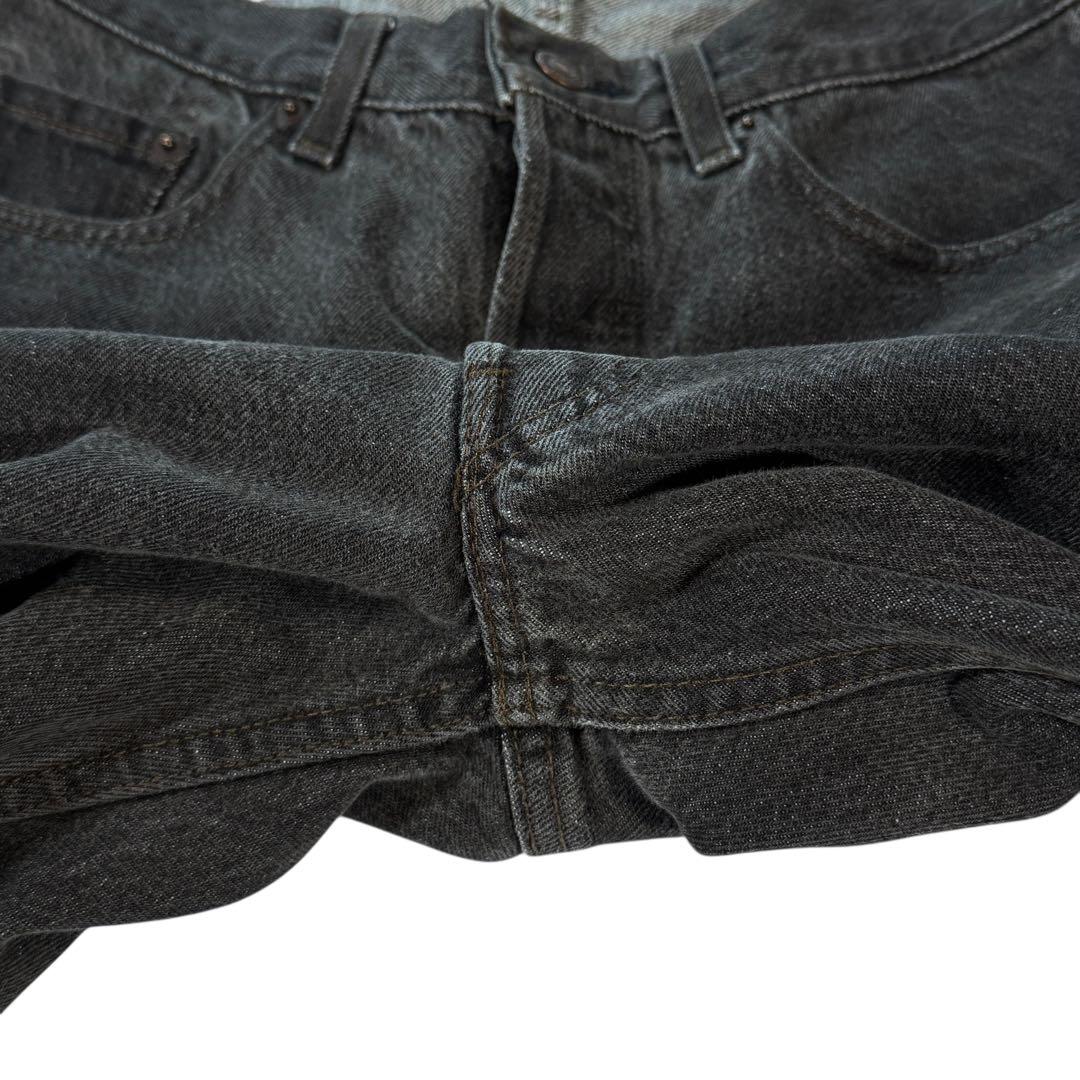 リーバイス 501 ブラックデニム USA製 先染め 89年 テーパード 524