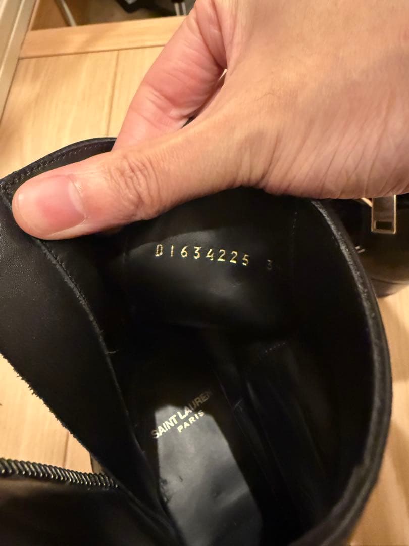 Saint Laurent ワイアット ハーネス リング ブーツ 39