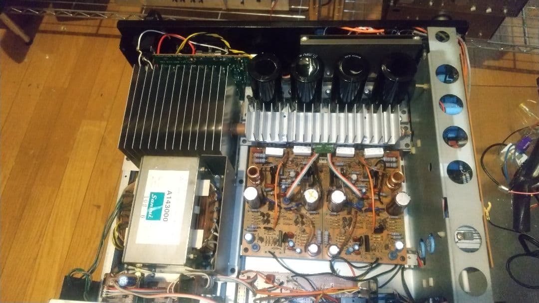 SANSUI AU-D707F ステレオプリメインアンプ メンテナンス施工済み