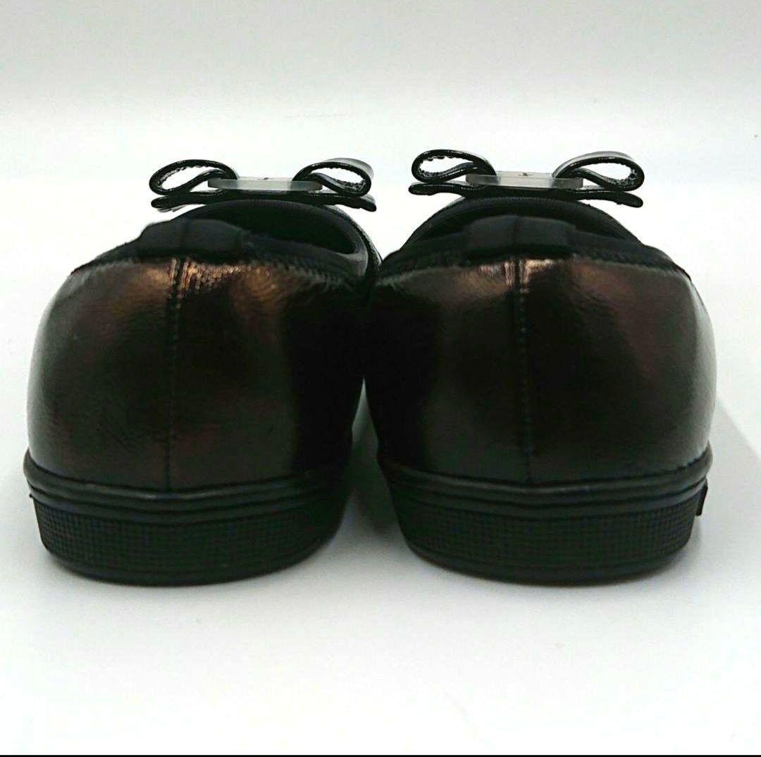 ☆極美品☆フェラガモ バレエシューズ フラット パンプス ヴァラリボン 22cm