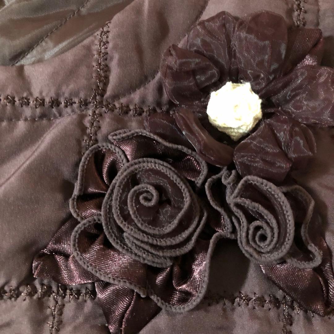 お花モチーフ キルティング エプロン エプロンワンピース