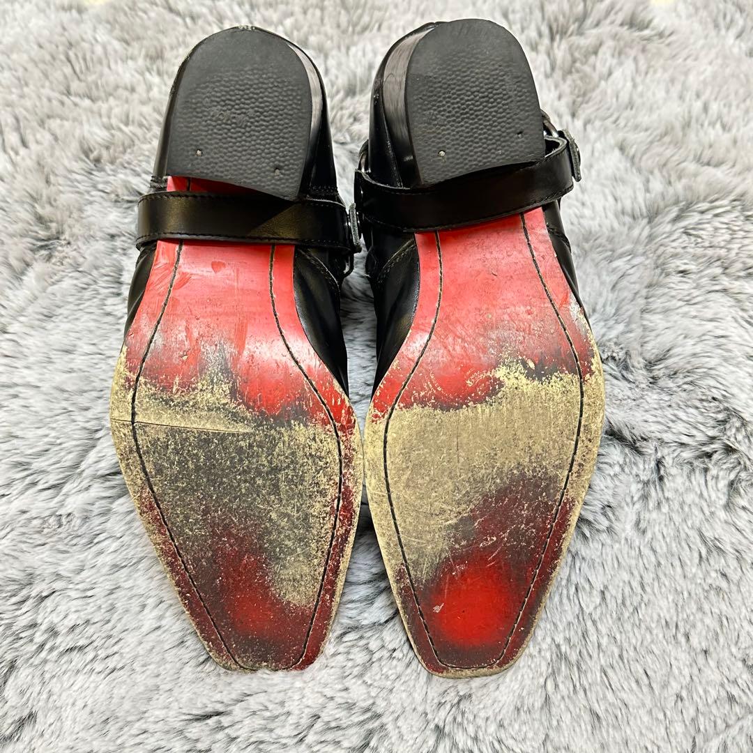 BUFFALO BOBS ZIGGY ブラックジッパーブーツ 43