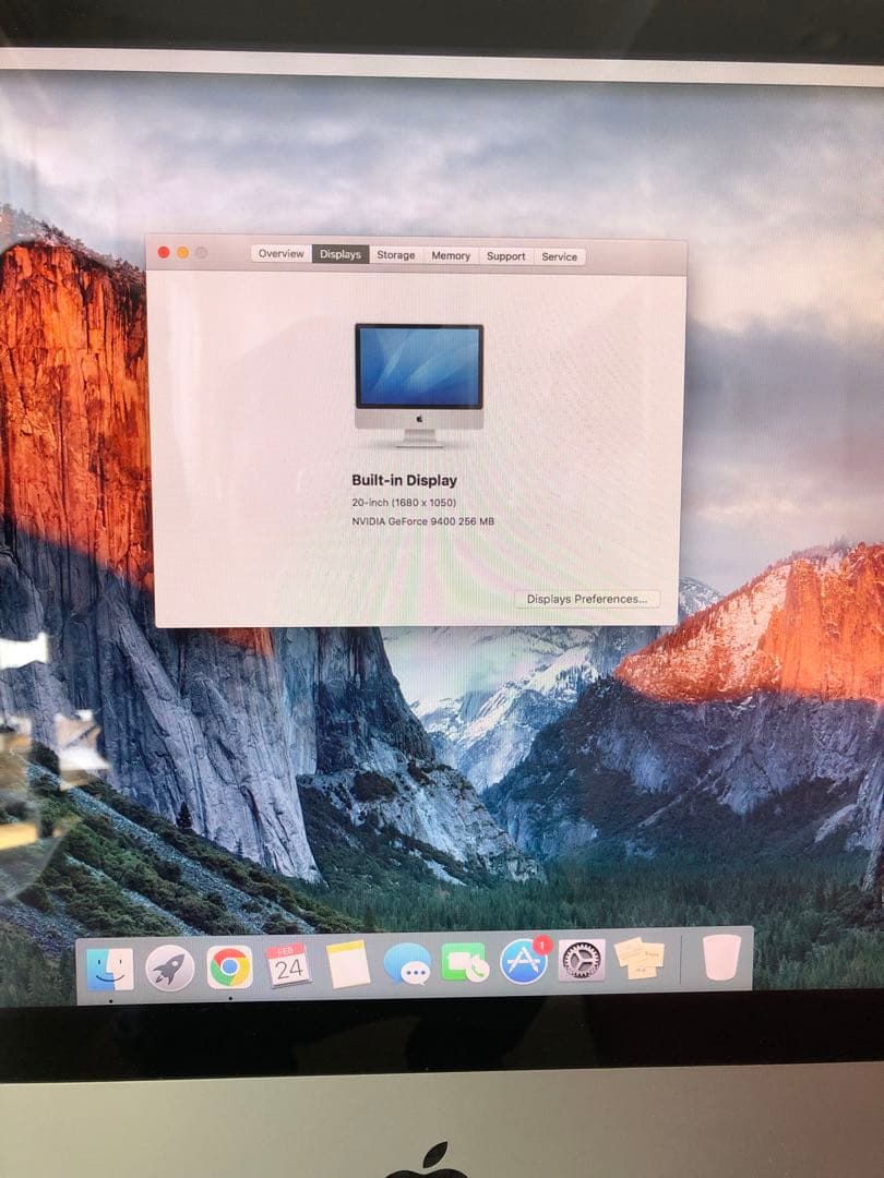 Macデスクトップ Apple iMac MA877J/A 20inch Mid2007 A1224