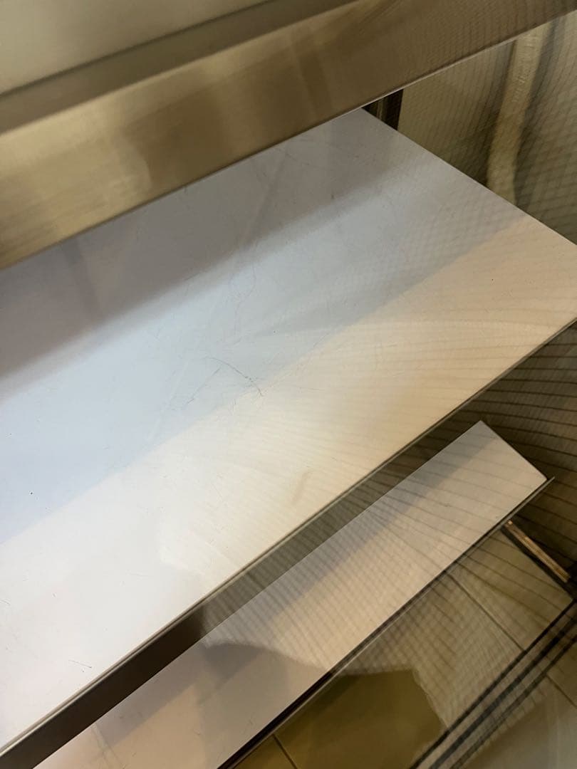 大穂冷蔵ショーケース ステンレス製 ガラス扉付き