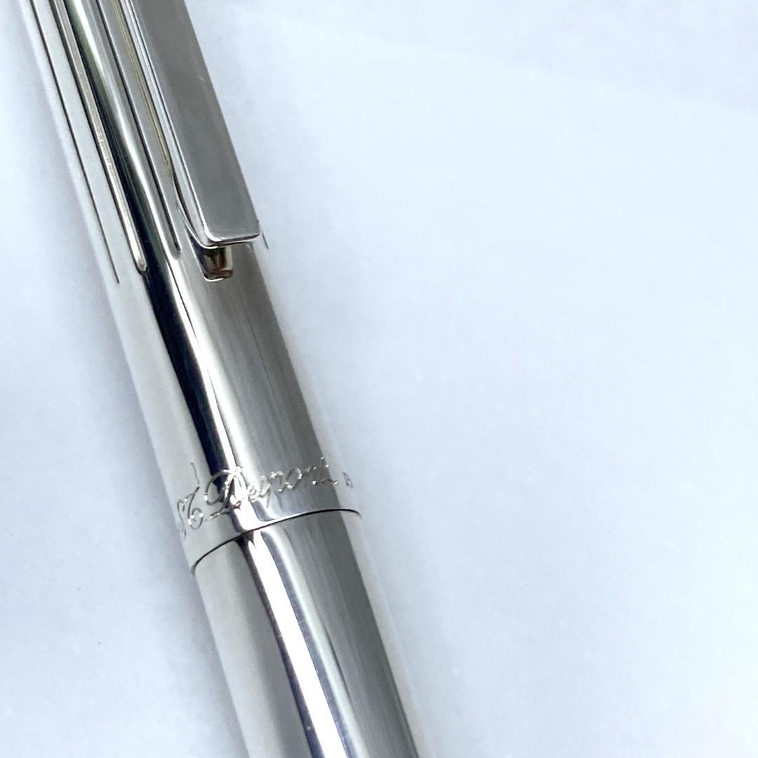 S.T. Dupont デュポン シャープペン&ボールペン シルバースリム