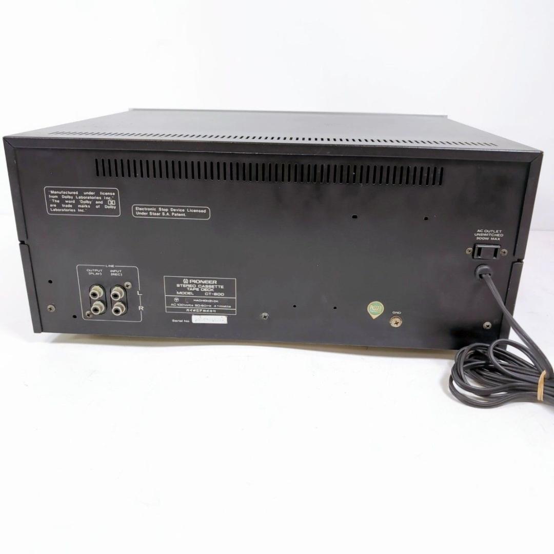 PIONEER パイオニア CT-800 カセットデッキ テープデッキ