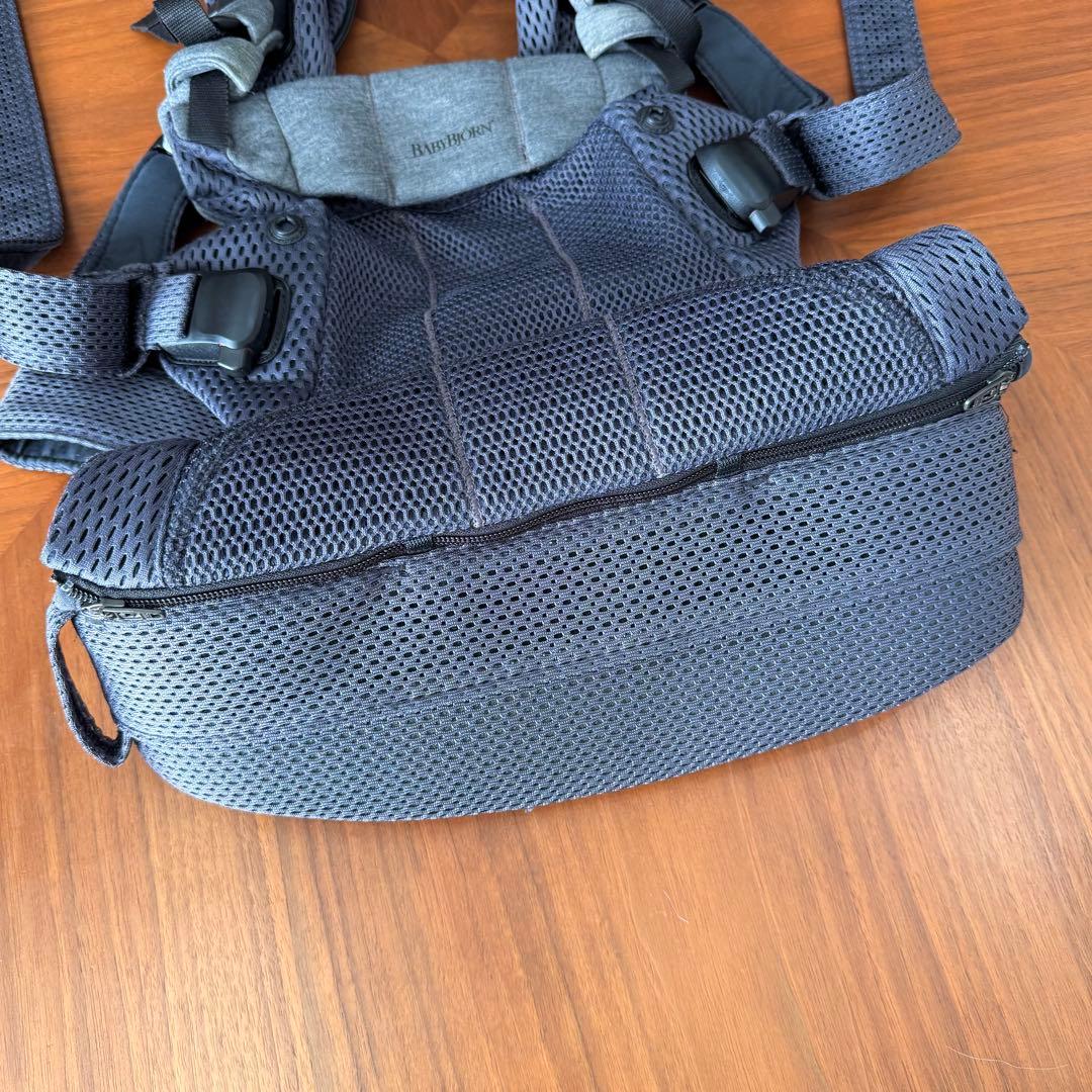 美品 ベビービョルン HARMONY 抱っこ紐 ベビーキャリア アンスラサイト