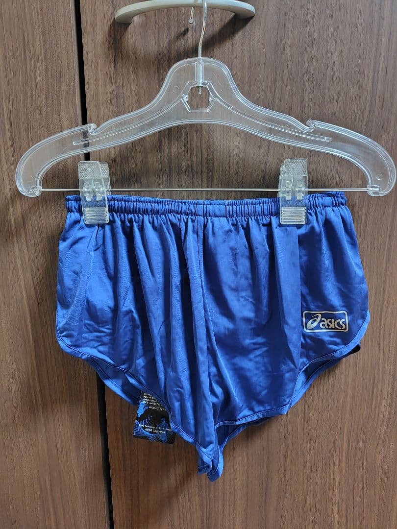 アシックス　ランニング　パンツ　メンズ　赤青2枚