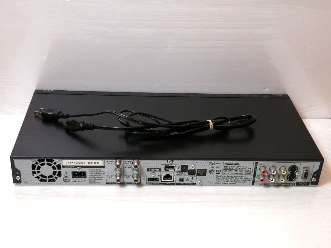 Panasonic　DVD BD HDD レコーダー　 DMR-BWT510