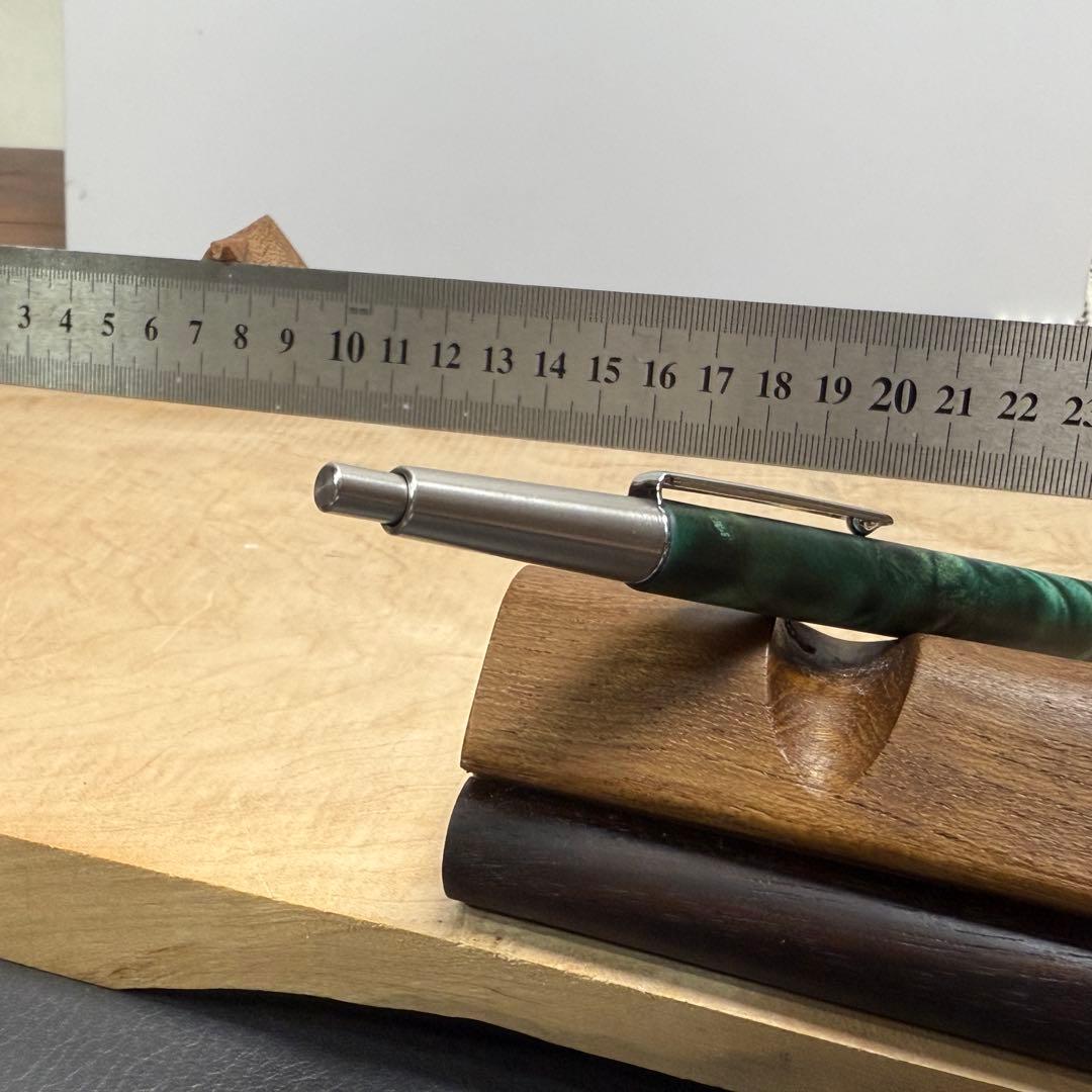 135栃トラ杢スタビ　PG-5用カスタム木軸　低重心Rグルーブ(溝)タイプステン