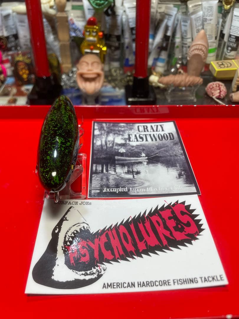 サーフェイスジョー　表層暴鮫　漆塗り　宝物ルアー　ペンシル